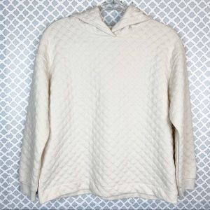 NWOT Madewell (Re)sourced Quilted Hoodie Sweatshirt